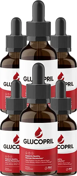 6 bottles of GlucoPril